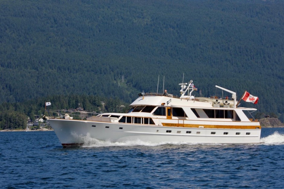 New arrival at Sea Independent M/Y McQueen 77  ``Eagle Rock II``