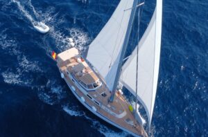 Alternative view of Hallberg Rassy 53